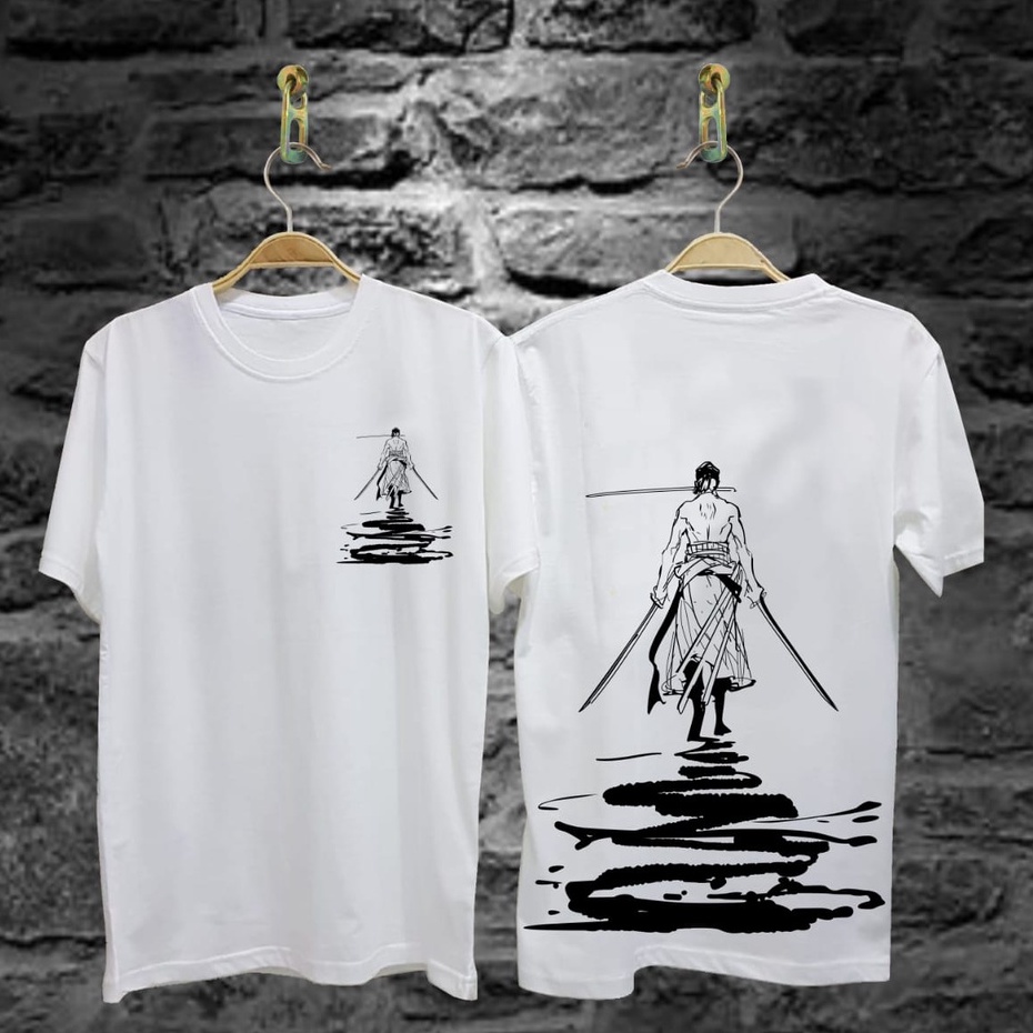 Kaos Distro Pria Dewasa | Wanita | Cowok/Cewek Catton Combad30s | T-shirt Kekinian | Samurai Jepang 