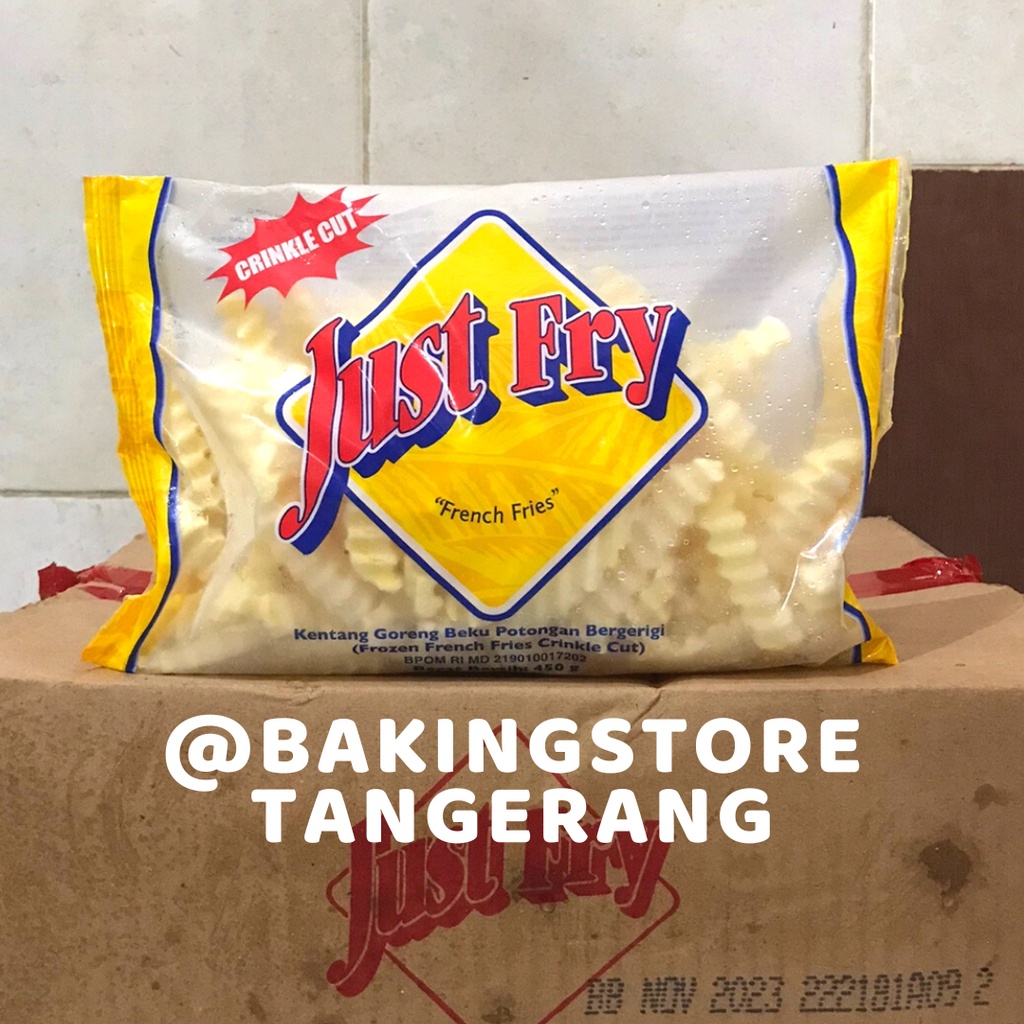 

Kentang Goreng / Crinkle Cut French Fries Just Fry 450 gr