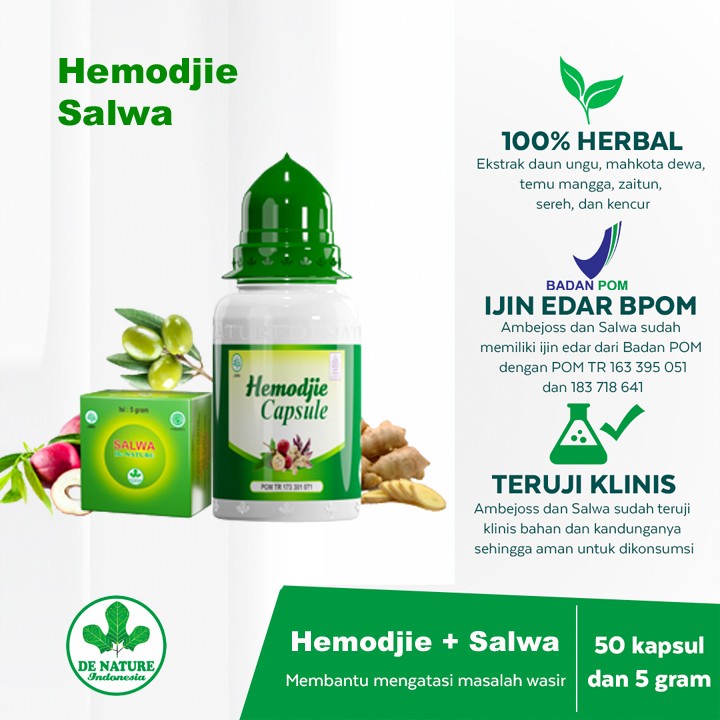 

Obat Ambeyen Wasir Stadium 4 Luar Dalam De Nature HEMODJIE dan SALWA