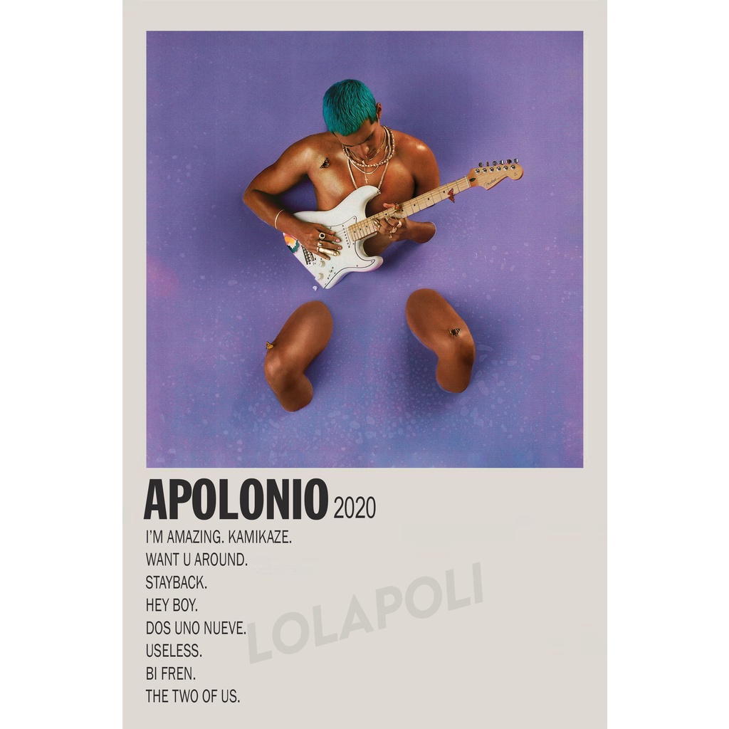 Poster Cover Album Apolonio - Omar Apollo