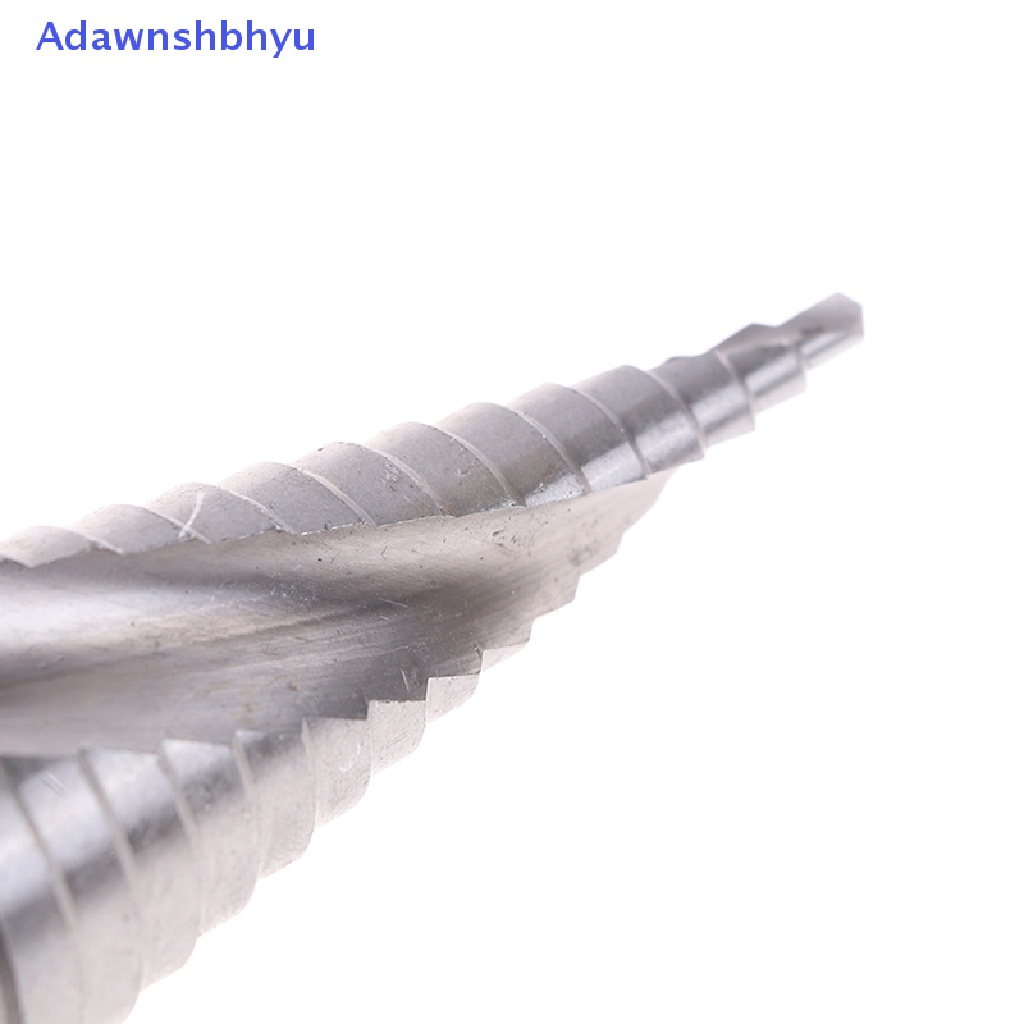 Adhyu Hss Step Drill Bit Set 4-12/20/32mm 1/4 &quot;Mata Bor Hex Core Lapis Titanium ID