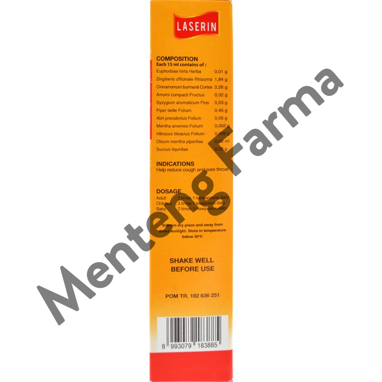 Laserin 110 mL - Sirup Pereda Batuk