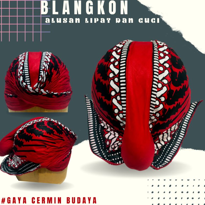Blangkon jawa alusan.Blangkon lipat dan bisa di cuci
