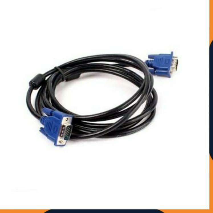 Langsung Kirim [COD] KABEL VGA DIGITAL MALE TO MALE 3M + KABEL KONEKTOR ADAPTER ADAPTOR CONVERTER HD