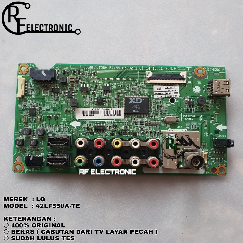 MB MOBO MAINBOARD MESIN TV LED LG 42LF550A-TE 42LF550 A
