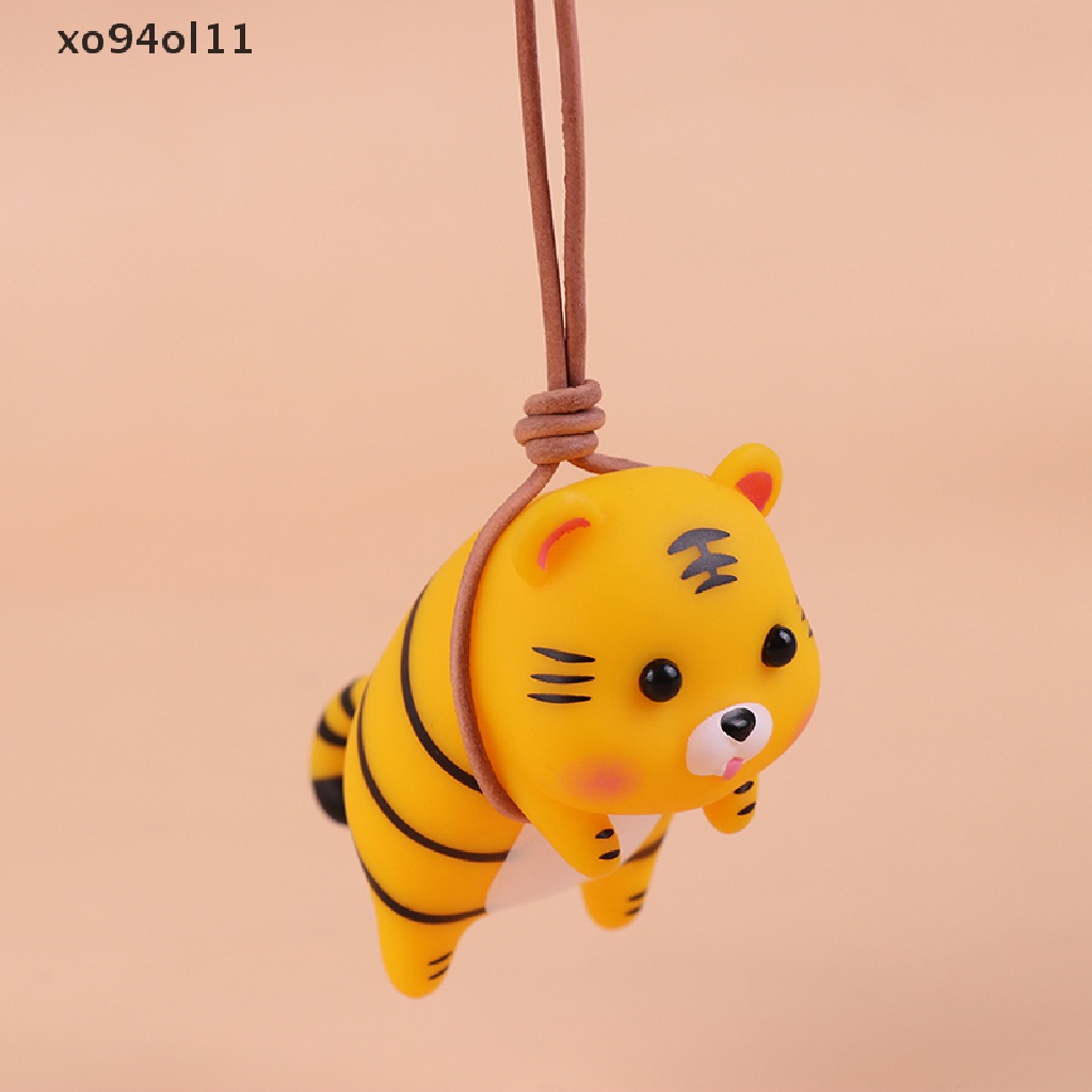 Xo Cute Hiasan Interior Mobil Liontin Macan/Panda Dengan Kacamata Dan Earphone OL