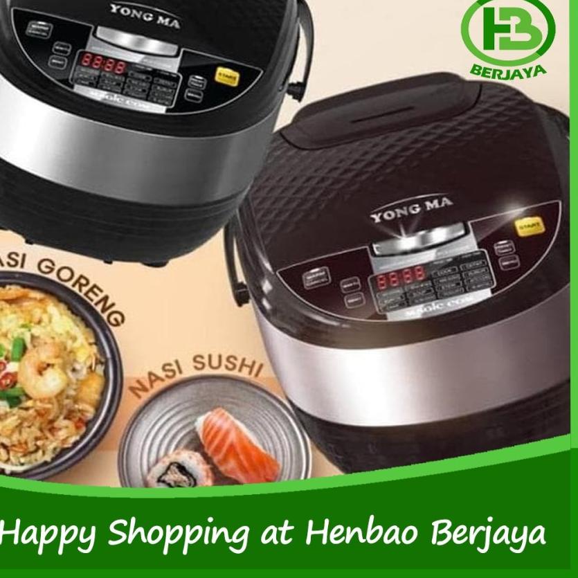 ☃Ready☃ YONG MA Magic Com 2 Liter Digital Eco Ceramic SMC8027C SMC8027B Yongma Murah Banget