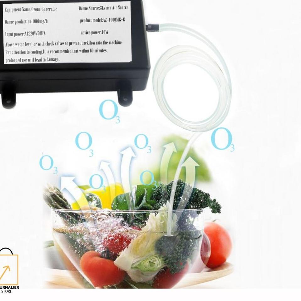 Murah OZONE GENERATOR Ozonizer Sterilizer Water Air Purifier 1000mg DIY Air Water Purifier Pembersih