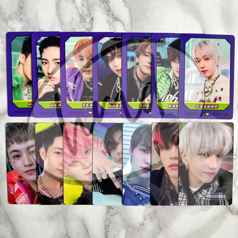 MATCHING CARD GAME MCG NCT DREAM GLITCH MODE PHOTOCARD PC STICKER GLIMO MARK RENJUN JENO HAECHAN JAE