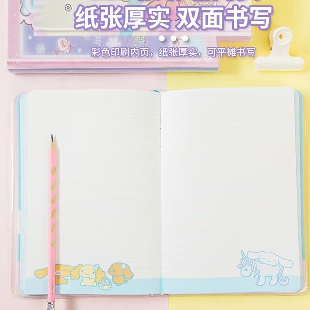 Notebook / Notes / buku Tulis Sanrio, HK, Cinnamoroll, little twin stars