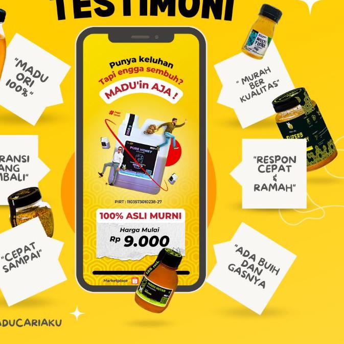 

Diskon✔️Sarang Maduku - Madu Multiflora - Madu Asli - Madu Murni - Madu Asli 100% Tanpa Campuran - Raw Honey - Madu|KD1