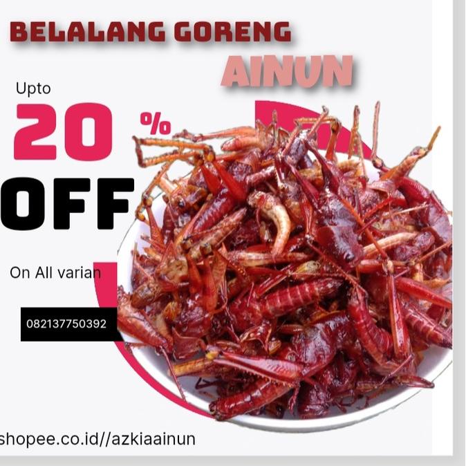 

[A-GX]❦✎ [BISA COD] WALANG/BELALANG GORENG BESAR siap dikirim