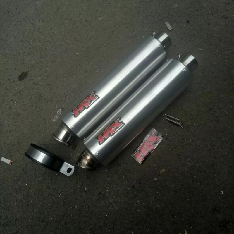 HRX Exhaust type RX1 Aluminium Titan Bulat