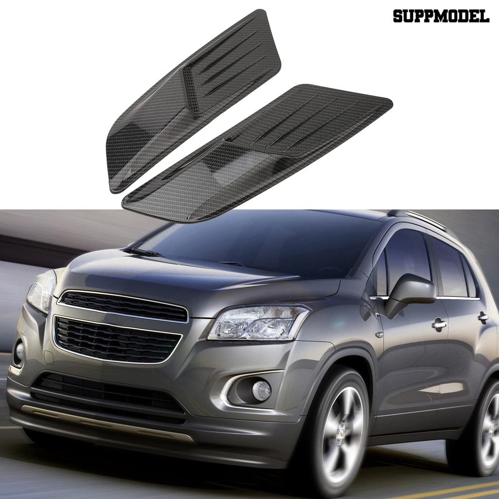 [Dekorasi] 1pasang LKT034 Air Outlet Trim Anti-slip Tahan Suhu Tinggi ABS Tahan Aus Ventilasi Trim Untuk Mobil