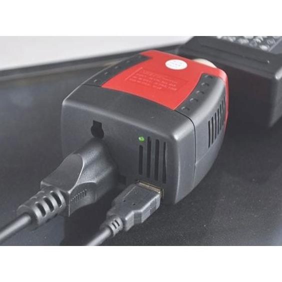 COLOKKAN LISTRIK DI MOBIL 12V KE 220V UBAH COLOKAN LIGHTER KOREK API GT846546ER