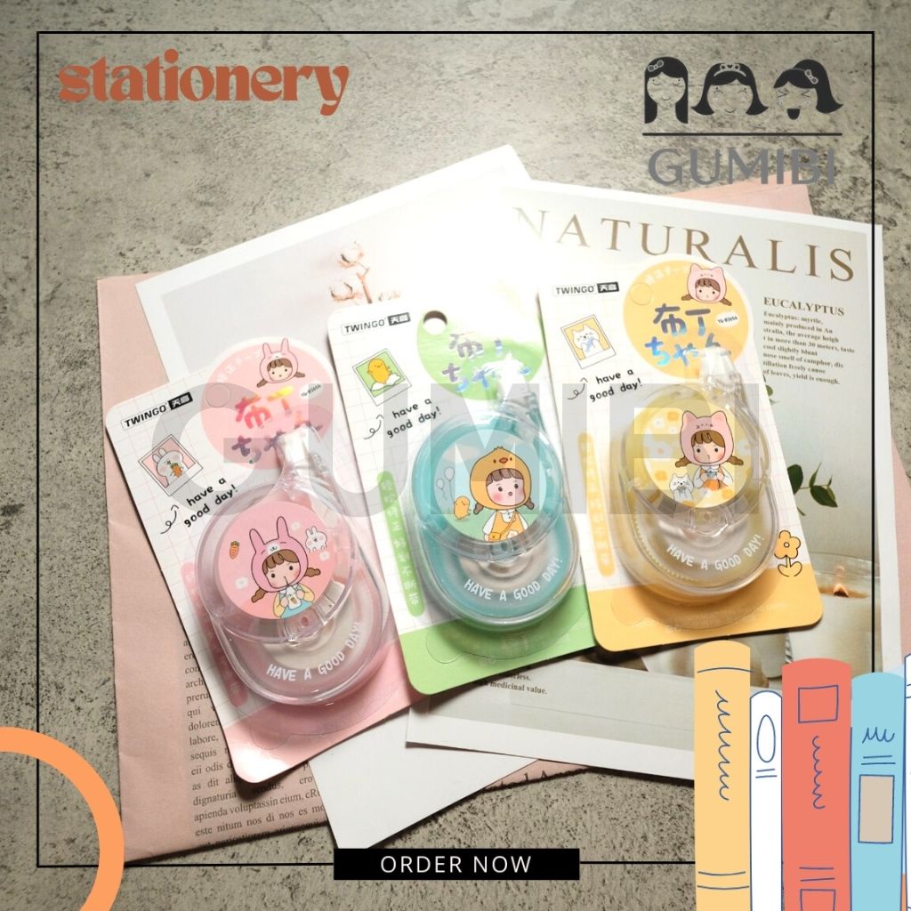 

CORRECTION TAPE CEWE HAVE A GOOD DAY TIP- EX TWINGO CUTE GIRL TIP X ROLL TG-B3654 FANCY LUCU