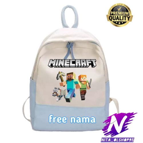 tas ransel minecraft tas anak