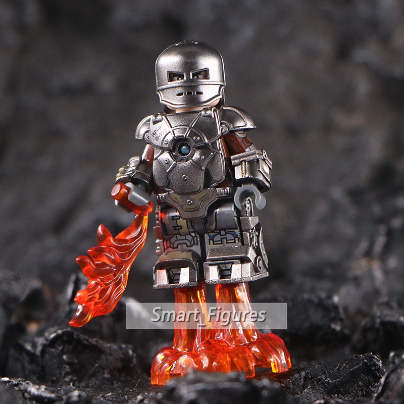 Iron Man Mark1 Limited Mini Figure Mainan Hadiah Minifigures Dokter Efek Aneh Diy Aksesoris Iron Man MK1 Armor