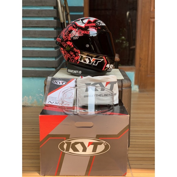 kyt nx race espargaro 2020 size M helm fullface second murah berkualitas novahelmet.id