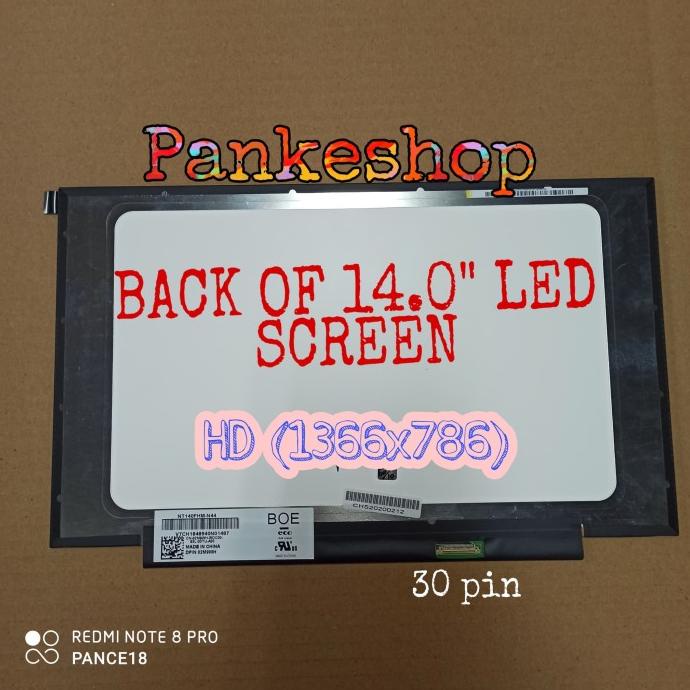 Layar LCD LED Laptop HP 14s-dk1506au 14.0 small HD