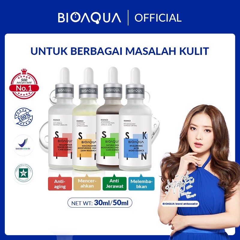 BIOAQUA niacinamide brightening dan acne serum 30ml