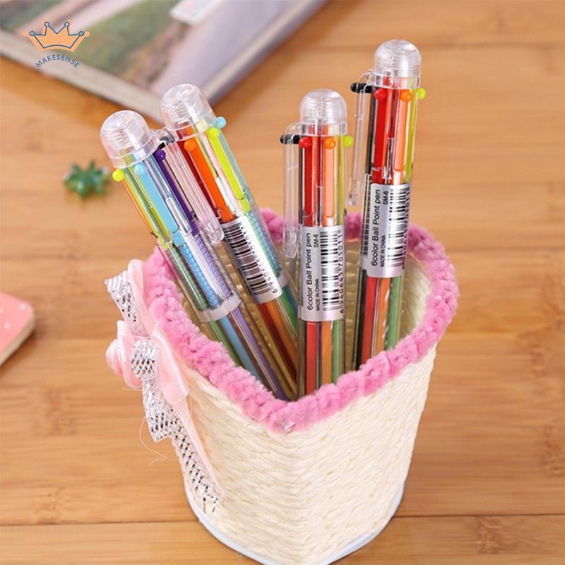 

Bolpen 6-in-1 0.5MM Multi Warna Untuk Stationery Anak Sekolah Kantor bolpen MK