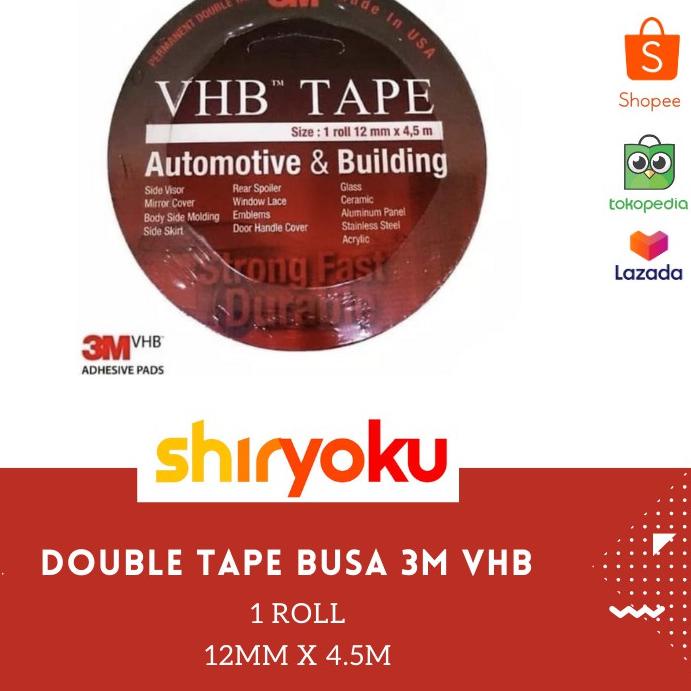 

»»» Double Tape Busa 3M VHB 12mm x 4.5m foam tape Original