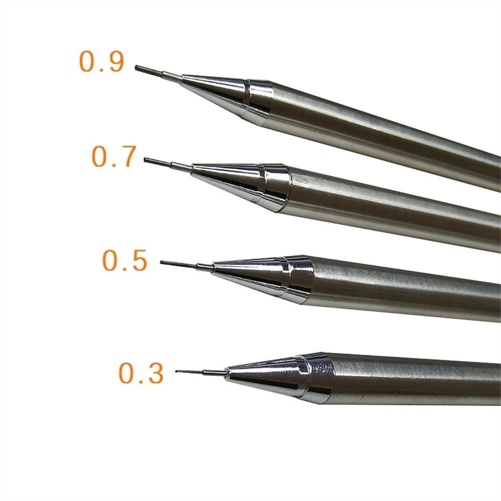 Lanfy Pensil Otomatis Perlengkapan Sekolah Alat Tulis Menulis 0.3mm/0.5mm/0.7mm/0.9mm Mahasiswa Seni Menggambar Baling Pensil