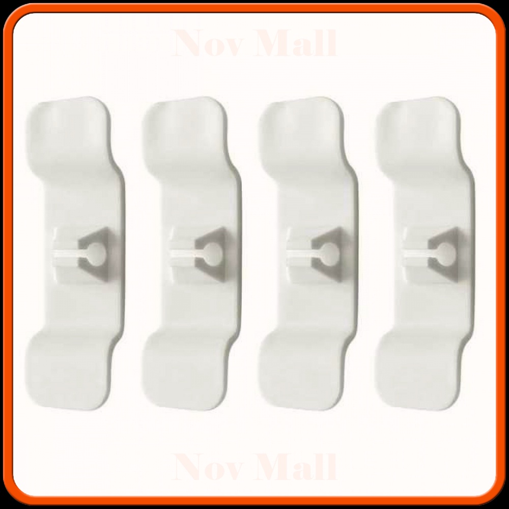 Holder Kabel Organizer Sticky Cord Wrapper for Appliances 4PCS -ST043