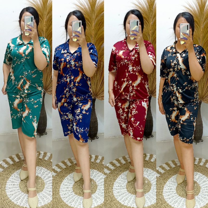 oneset setcel bunga tulip termurah terlaris / setelan hyget
