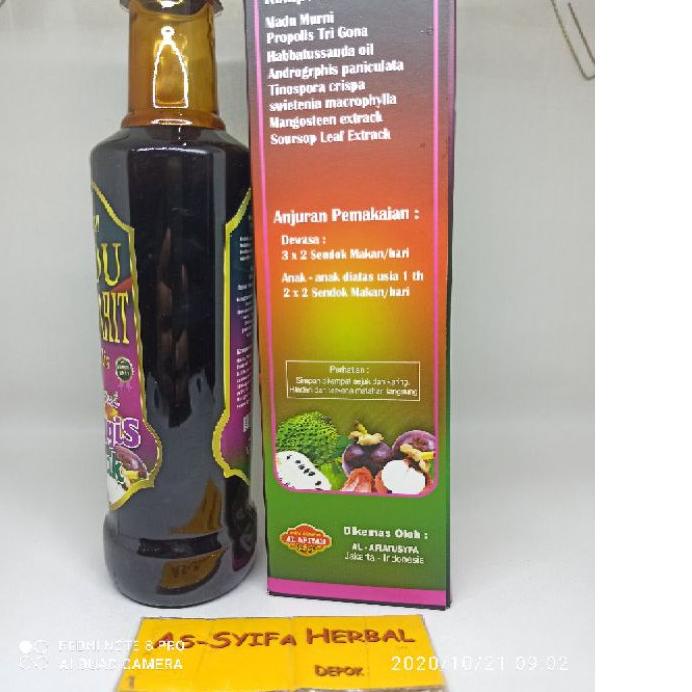 

✔✔ Madu Hitam Pahit Plus Kulit Manggis dan Sirsak