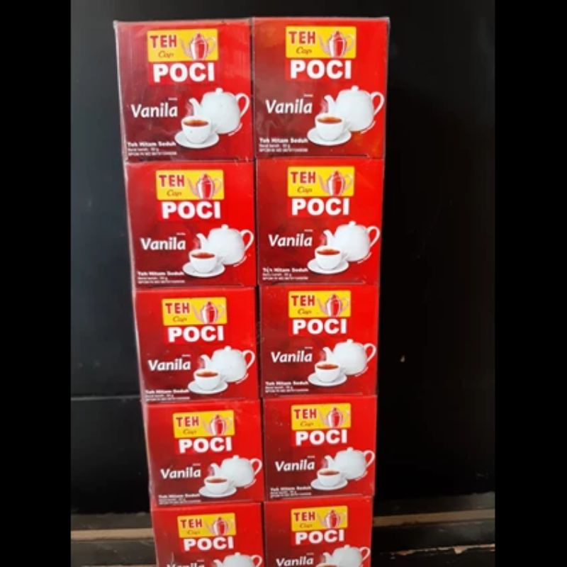 

TEH POCI VANILA 50 GR, 1 PAK ISI 5 KOTAK