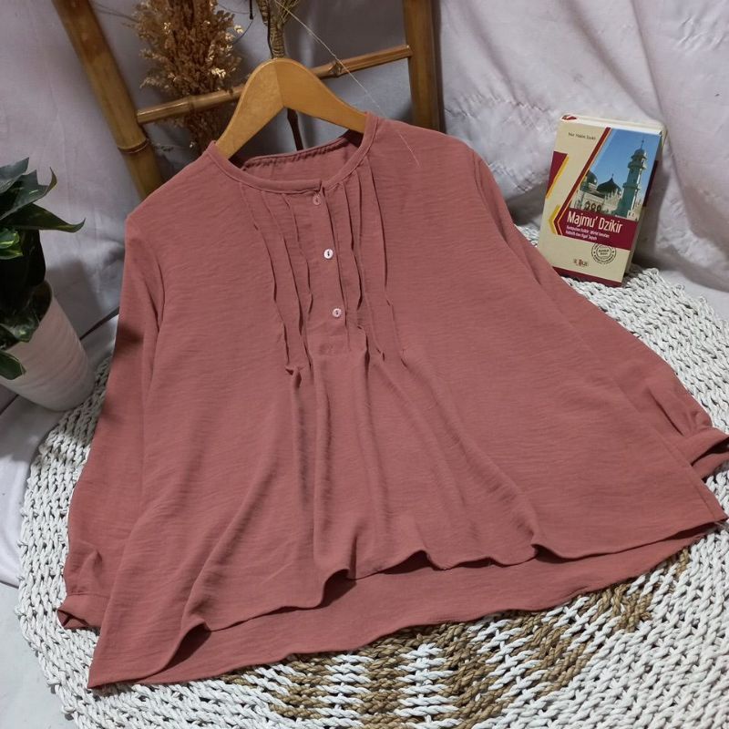 KIKI BLOUSE CRINKLE AIRFLOW//BLOUSE CRINKLE AIRFLOW TERBARU