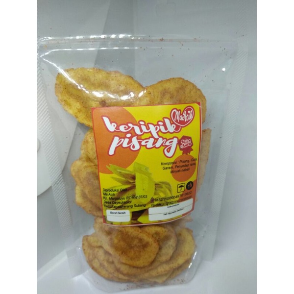 

keripik pisang gurih extra pedas