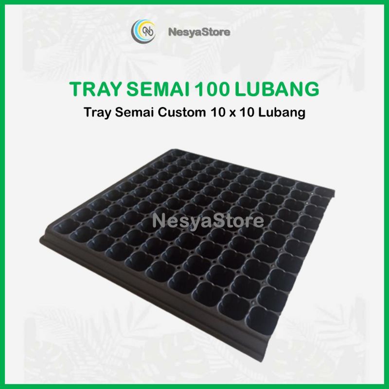 Tray Semai Potray 100 Lubang Custom - Tray Semai 10x10