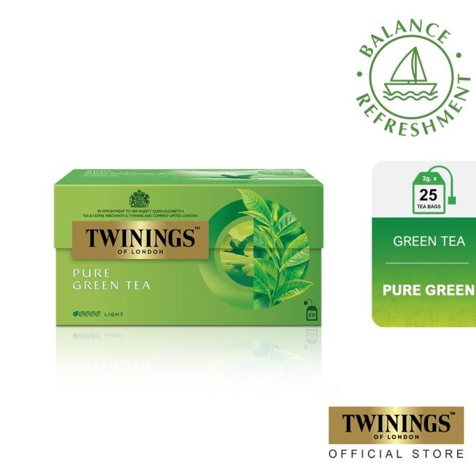 

Twinings Teh Hijau Celup Pure Green Tea 25x2gr