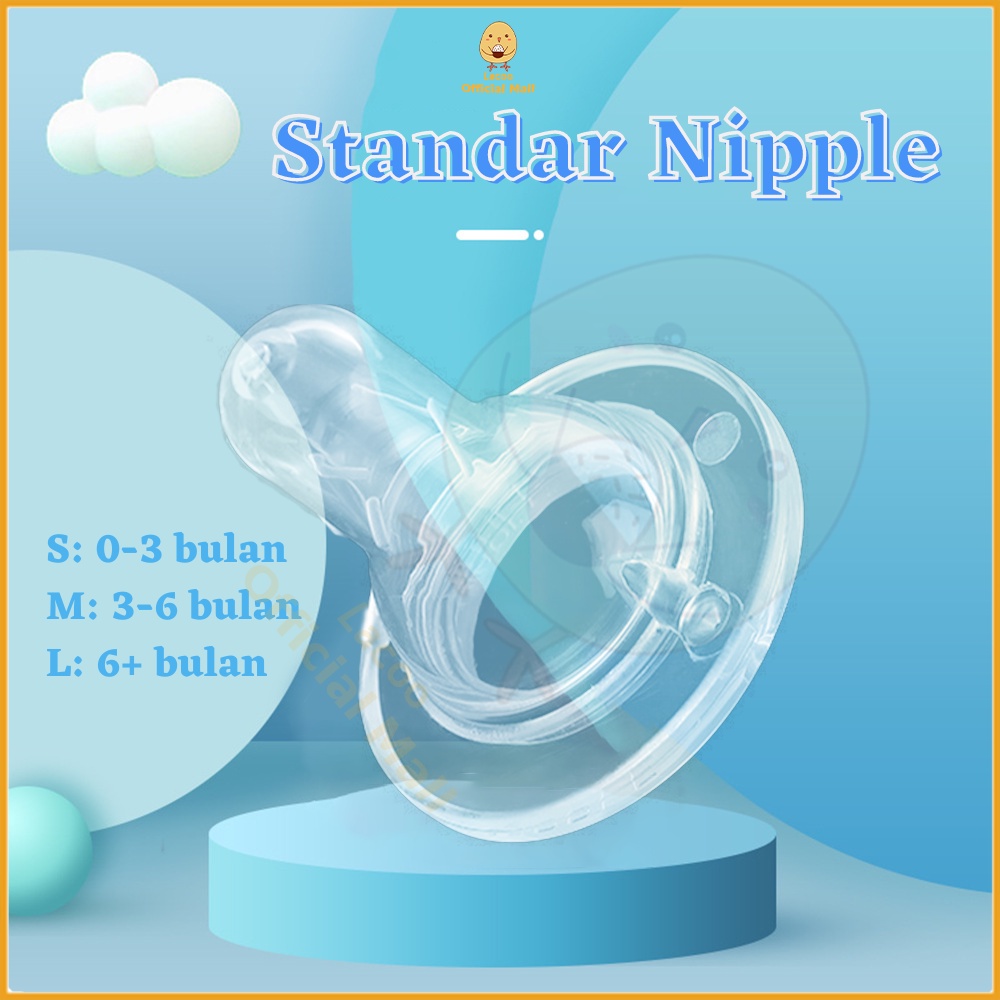 Lacoo Dot bayi silikon Standar nipple putting bayi BPA free