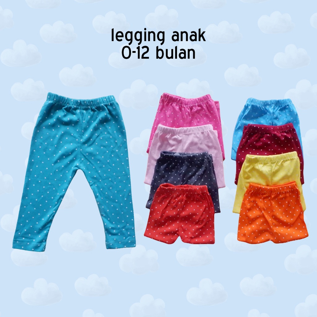 Legging Panjang Bayi Cewek | Celana Ketat Anak Perempuan Girl