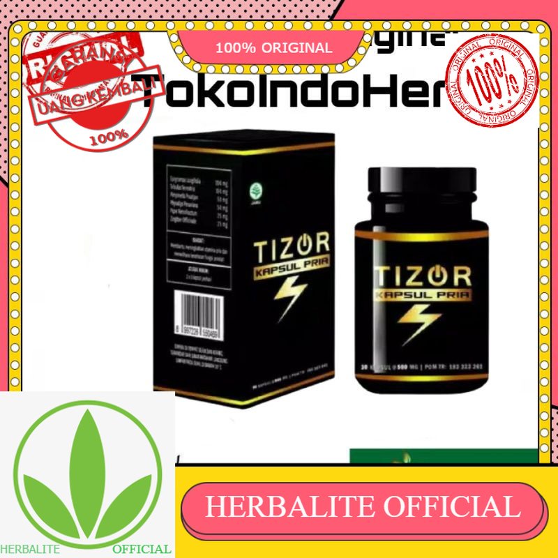 100% ORIGINAL Tizor Obat Asli Impotensi Dan Prostat Aman Bpom di jamin Original Dan Berkualitas