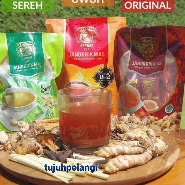 

《packingaman》 JANGKRIK MAS SERBAT GINGER DRINK WEDANG JAHE SEREH UWUH MINUMAN HERBAL KESEHATAN