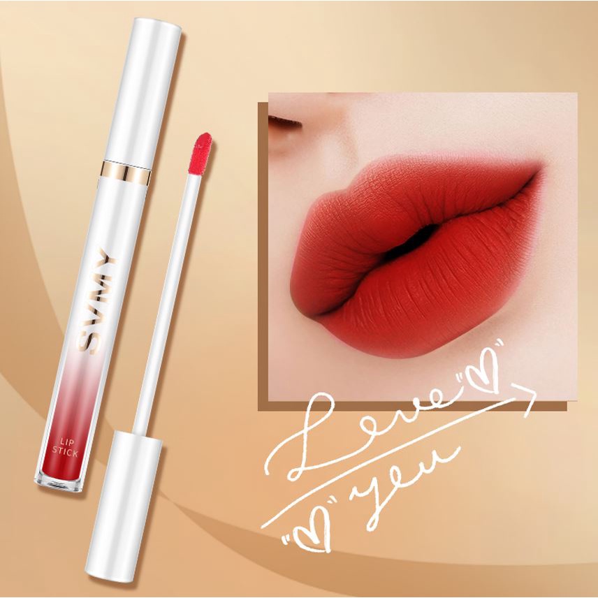 [EMKA] LIPCREAM LAMEILA SVMY | Lameila SVMY Lip Glaze Lipstik Pelembap Tahan Lama Lip Gloss Pewarna