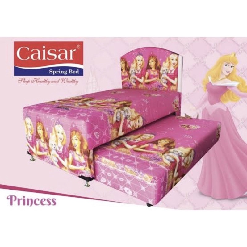 Bed dorong caisar princess / hello kitty 4kaki