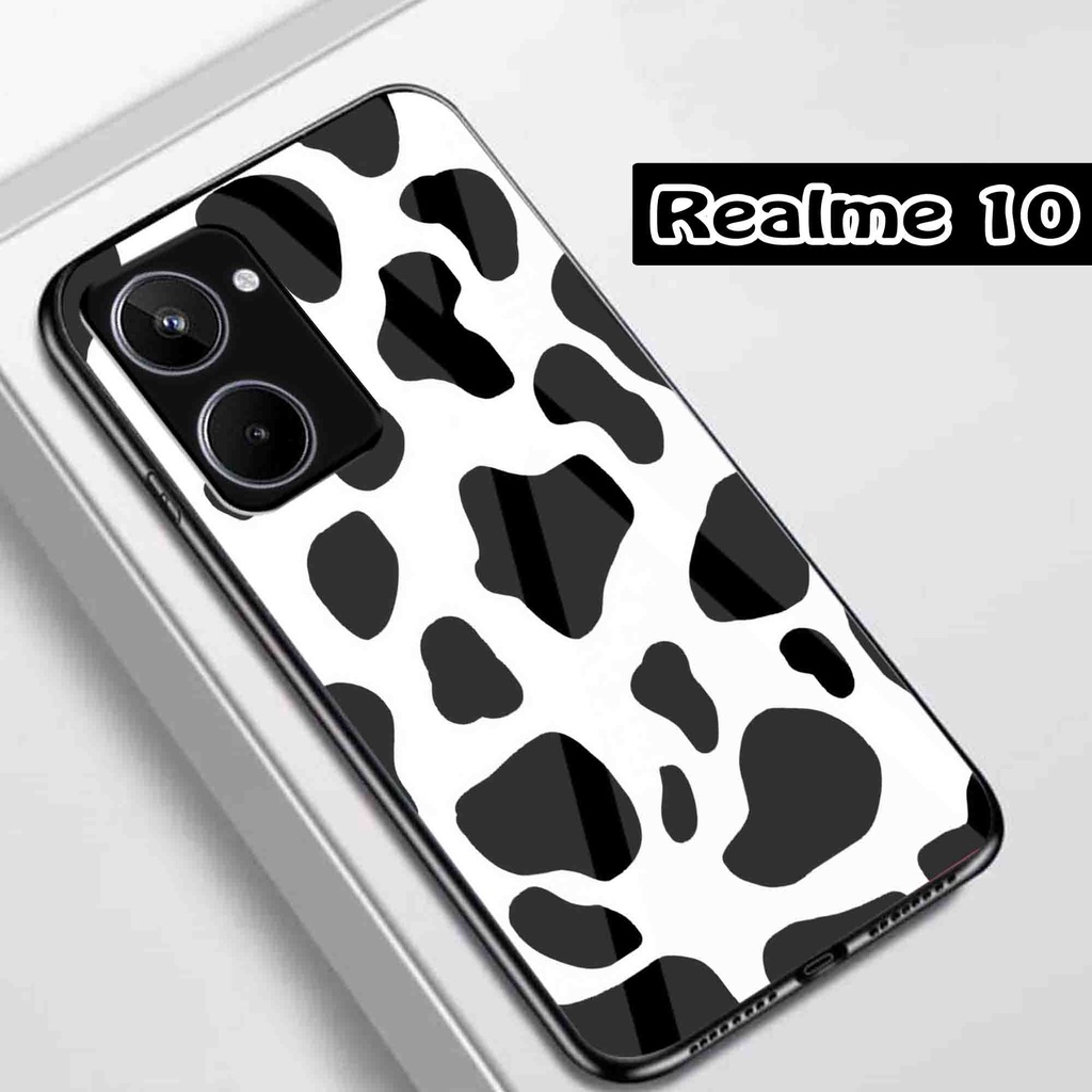 (Q24) Softcase Realme 10 - Softcase Kaca Realme 10 - Case Aesthetic Realme 10 - Case keren Realme 10