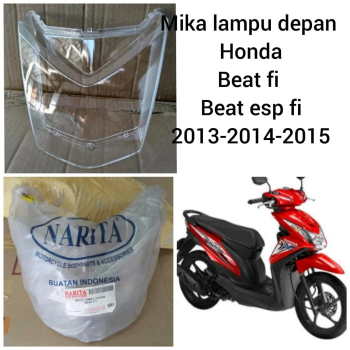 Mika Kaca Lampu Depan Honda BEAT FI Mika Reflektor Depan Honda BEAT FI
