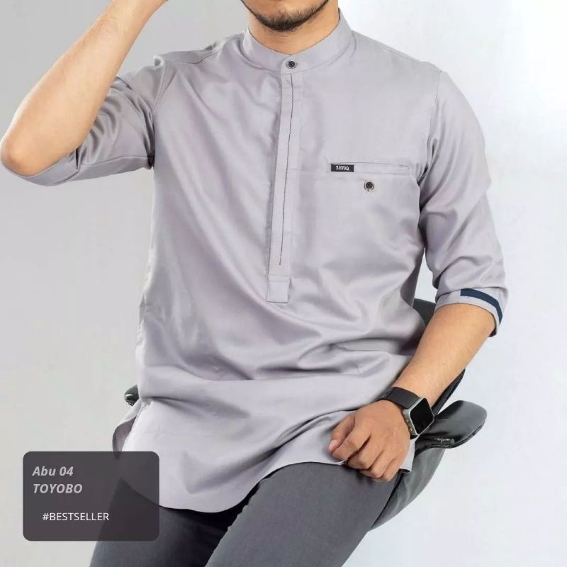 baju Koko kurta 3/4 bahan toyobo fodu