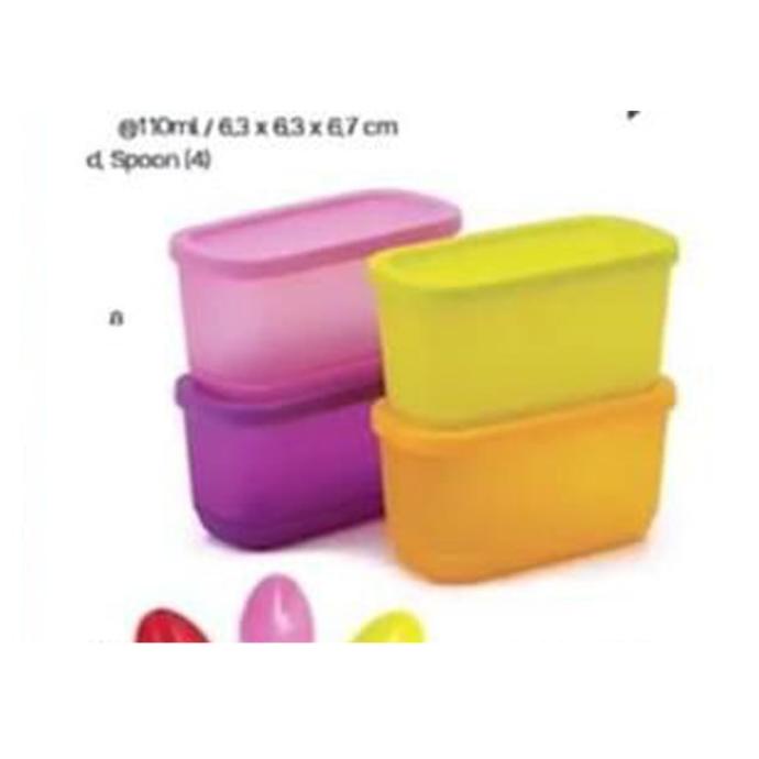Tupperware Petite Fiesta Rectangular 4pcs