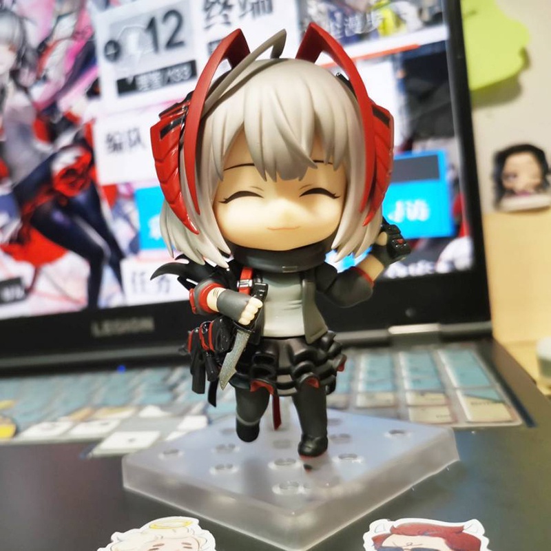 10cm Game Anime Arknights W Karakter1375Arknights PVC Action Figure Mainan Model Koleksi Mainan Anak