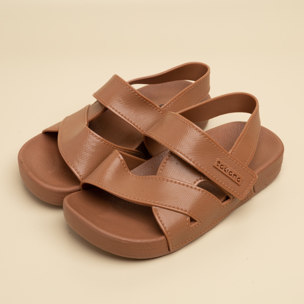 Sandal Sepatu Jelly Anak Tawana Kids Warna Coklat