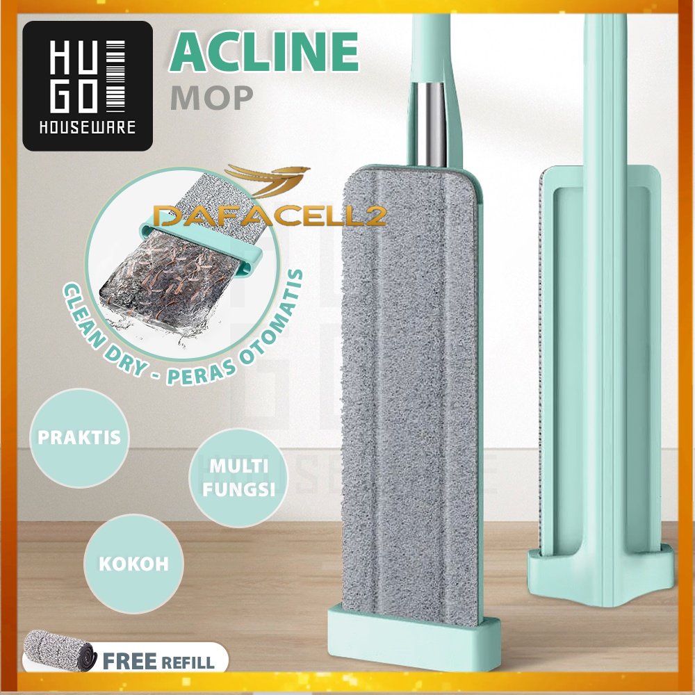 dafacell Alat Pel Praktis Tarik Peras Otomatis Ultra Mop Acline Pel Lantai Mop / PEL TARIK 107