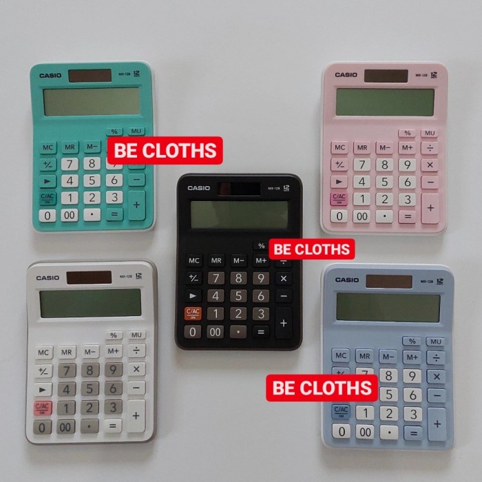 

CUCI GUDANG Casio MX-12B Calculator - Kalkulator Meja Office Desktop MX 12B